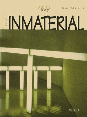 cover image of Artistas de lo inmaterial